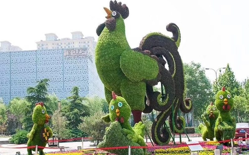 桂林国庆立体花坛