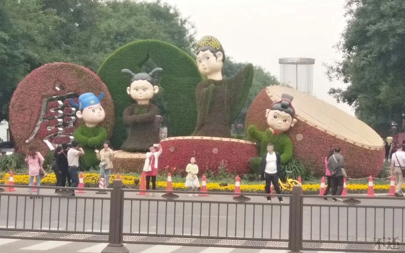 郑州五色草造型设计
