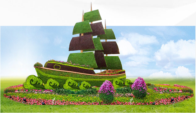 绿雕既节日景观提升又生态环保！