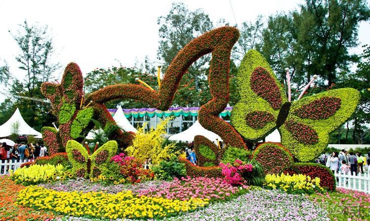 吐鲁番​绿雕、立体花坛设计制作